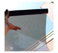 Perforated Mesh Window Film,One-way Perforated Vinyl Window Privacy Film, Adhesive Glass Wrap Roll (Color : White, Size : 300 x 45 cm (118.1 x 17.7''))(Color:Black,Size:500 x 60 cm (196.9 x 23.6''))