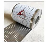 Perforated Metal Plate for Windowsill,0.35mm Thick,Hole Diameter 8mm Decorative Screen Mesh Sheet,304 Stainless Steel(29x600cm)