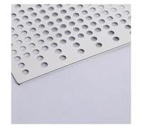 Perforated Metal Plate for Windowsill,0.4mm Thick Sheet,8mm Hole Diameter Screen Panel,304 Stainless Steel,Balustrade Infill Panels Mesh(40x290cm)
