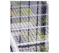 Perforated Metal Plate for Windowsill,60cm Wide Polycarbonate Sheets 10mm Hole,Lightweight Plastic Mesh,Decorative Panels Leak-Proof Window Pads(60x440cm/23.62x173.23in)