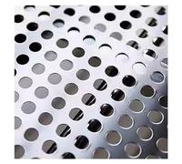 Perforated Metal Plate for Windowsill,Balustrade Infill Panels, Sheets, Mesh Sheet Screen 304 Stainless Steel for Balcony Railing Patio(50x100cm)