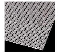 Perforated Metal Sheets, 304 Stainless Steel Perforated Sheet 0.8mm Thick 1-10mm Holes 10x10-40x40cm(1mm Mesh,15x15cm)