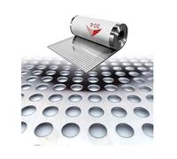 Perforated Metal Sheets,Durable 304 Stainless Steel Perforated Panel, Ideal as Security Mesh, Fence Screen, or Decorative Ventilation Grill, Custom Sizes Available(W15*L500cm/W5.9*L196.8in)