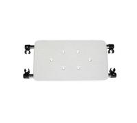 Perforated Mount Bracket, White Hard Bath Seat Board, 52 Cm Long X 22 Cm Wide, White