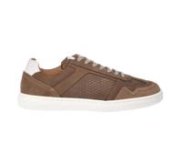 Perforated Nubuck Sneaker - male - Baldinini - Sneakers - Brown - 9 UK - Shoes 9 UK