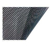 Perforated One-Way Vision Film Roll, Auto Privacy Window Wrap With Tool | Micro-perforated Self-adhesive One-way Privacy Film For Cars, Blocks Wind & UV, Black/white, Free Tool Included