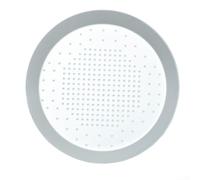 Perforated Pizza Pan, Round Aluminium Pizza Trays Stuffed Crust for Fast Heat Conduction Crispy Base Baking Tray Oven Safe(B-6in)