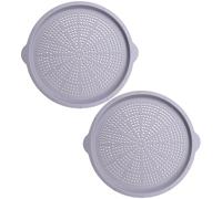 Perforated Pizza Pan - Round Non-Stick Pizza Pan with Ventilated Holes | Dishwasher Washable Kitchen Utensil for Outdoor Home Picnic and BBQ