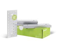 Perforated Plate Sendzimir-Galvanised 200 x 80 mm / 25 STK.