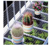 Perforated Polycarbonate Sheets, Plastic Mesh Panel, Decorative Security Screen for Balconies, Waterproof Window Covering