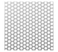 Perforated Sheet Metal Round， 304 Stainless Steel Plate Expanded 0.8mm Thick Multiple Mesh Sizes 10x10cm To 40x40cm(3mm Mesh,40x40cm)