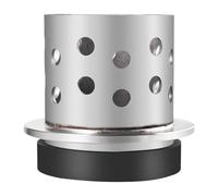 Perforated Stainless Steel Casting Flask, Perforated Casting Flask Stainless Steel Rubber Base For Vacuum Investing Multiple Sizes(3.5 inx5 in)