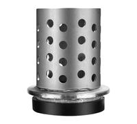 Perforated Stainless Steel Casting Flask, Perforated Casting Flask Stainless Steel Rubber Base Vacuum Investing Multiple Sizes(4 inx6 in)