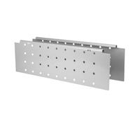 Perforated Steel Side Panels for Medium Modern Box Drawers Durable Drawer Organizers Kutchen Storage Unit Accessory (Grey, H210mm x L450mm)