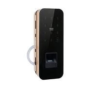 Perforateless Biometric Fingerprint Password Electronic Intelligent Door Lock for Office Use (Color : B)