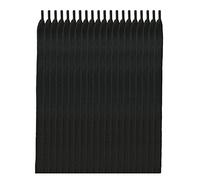 Performall Dyna Lacrosse Shooting Strings 33 inch Tipped Black Bulk (20-Pack)