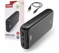 Hama Performance 24 24000Mah Fast Charge Powerbank 2X Usb-A Usb-C Led Capacity I
