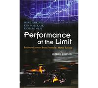 Performance at the Limit: Business Lessons from Formula 1 Motor Racing