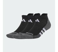adidas Performance ClimaCool 3 Pack Cushioned Low Socks Black Arch Support Run