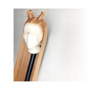 Performance costumes #27 Honey Blonde Human Hair Wig HD 13X6 Lace Frontal Wigs Bone Straight Daily wear(24inches)