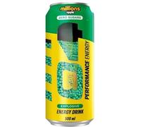 Performance Energy Millions Apple Explosive Energy Drink 500ml (Pack of 12) Delicoius And Tasty "A symphony of flavors"