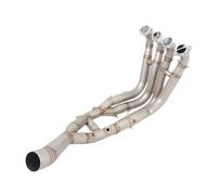 Performance exhaust upgrade For BMW S1000RR 2019-2025 S1000R 2021 Motocycle Exhaust System Front Link for Pipe for Connect Original Muffler(A)