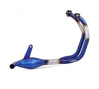 Performance exhaust upgrade Stainless Steel Exhaust for Pipe for YAMAHA R3/MT-03 Modification round Shape(Blue front section)