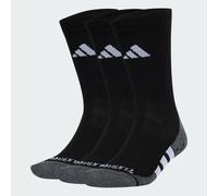 adidas Unisex Performance Grip Climacool Cushioned Crew 3P Socks, Black/Dark Grey Heather/White, 10.5-12.5