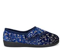 Zedzzz Janice Slippers Womens | Slippers | Navy / Blue Floral | UK Size 7