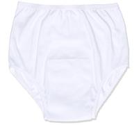 Performance Health P&S Healthcare White Ladies Pouch Incontinence Brief, X-Large, 100 Percent Cotton Briefs, Incontinence Pants Undergarments for Elderly, Handicapped and Disabled Individuals