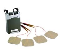 Patterson Medical Premier Plus TENS Machine, Dual Channel Ten Machine for Pain Relief and Soothing with Self Adhesive Electrodes, Battery Powered