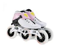 Performance Inline Racing Skates for Men Women, 3/4 Wheel Carbon Fiber Speed Skates, ABEC-9 Bearings Lightweight Outdoor Roller Blades for Street & Trail