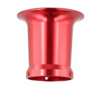 Performance Intake Funnel for PWK PE VM Carburetor 21-26mm CNC Aluminum for Velocity Stack High Flow Air Filter Funnel Black Silver(Red)