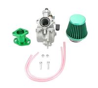 Performance Intake Pipe Mainfold 38mm Air Filter Kit For Mikuni VM22 26mm Carburetor Carb For Predator 212cc 196cc For GX160 GX200(Gold)