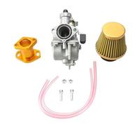 Performance Intake Pipe Mainfold 38mm Air Filter Kit For Mikuni VM22 26mm Carburetor Carb For Predator 212cc 196cc For GX160 GX200(Green)