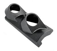Performance Interior Bracket for Dual 52mm Gauges Right Hand Drive Models Carbon Fiber Appearance for Automotive Modifications