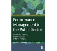 Performance Management in the Public Sector (Routledge Masters in Public Management)