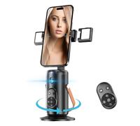 Performance Master 360° Face Tracking Tripod for iPhone - No App Needed, Bluetooth Remote, Auto Tracking Holder for TikTok, Vlogging, Streaming, and Video Recording