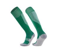 Performance Men's Football Socks: Robust, Knee-Length with Secure-Grip Towelling Sole - Exceptional Comfort on the Field! (UK, Alpha, One Size, Regular, Regular, Green)