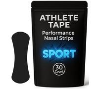 Performance Nasal Strips for Athletes (30 Count) - Athletic Breathing Strips for Snoring, Sleeping, Sports & Oxygen Intake - Extra Strenth, Universal Fit