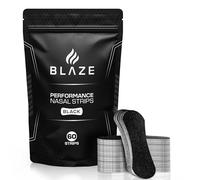 Performance Nose Strips for Breathing (60 Count) - Oil & Sweat Proof for Athletes & Gym Goers - Athletic Nasal Strips for Snoring & Sleeping - Wide Body, Universal Fit, Extra Strength