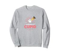 Performance of Cupid: Love Struck Romance for Valentines Sweatshirt, Adult Unisex, Heather Grey, M