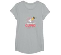 Performance of Cupid: Love Struck Romance for Valentines T-Shirt, Girls, Heather Grey, XS