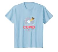 Performance of Cupid: Love Struck Romance for Valentines T-Shirt, Kids, Baby Blue, 12 Years