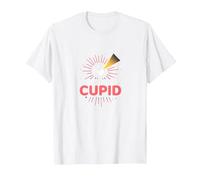 Performance of Cupid: Love Struck Romance for Valentines T-Shirt, Men, White, 3XL