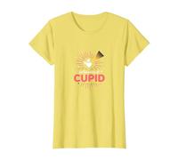 Performance of Cupid: Love Struck Romance for Valentines T-Shirt, Women, Lemon, XXL