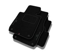 PERFORMANCE Personalised velour car floor mats for Audi SQ5 2013-2016 - Standard, Perforated, grey black -Precise CNC embroidery, design perforated piping, car floor mats - Perfect for car drivers and