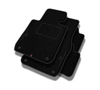 PERFORMANCE Personalised velour car floor mats for BMW X5 E53 1999-2006 - Standard, Perforated, black -Precise CNC embroidery, design perforated piping, car floor mats - Perfect for car drivers and ca