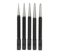 Performance Power 5 Piece Carbon Steel Centre Punch Set Black