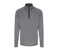 Performance Quarter Zip Long-Sleeved Sweatshirt TriDri Black XXXL